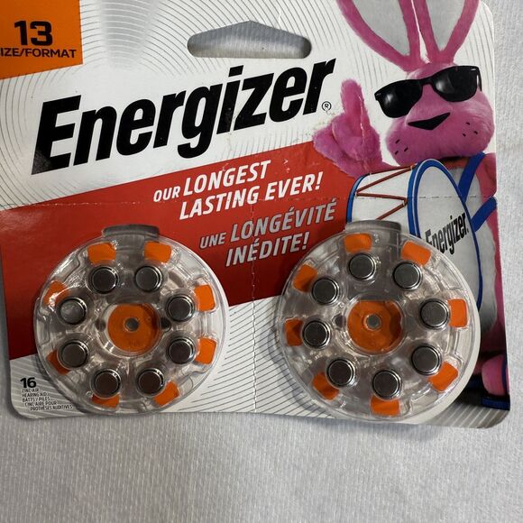 RAYOVAC (16-Pack) Sz 13 Made in USA (16) Hearing Aid Batteries NEW - Picture 4 of 5